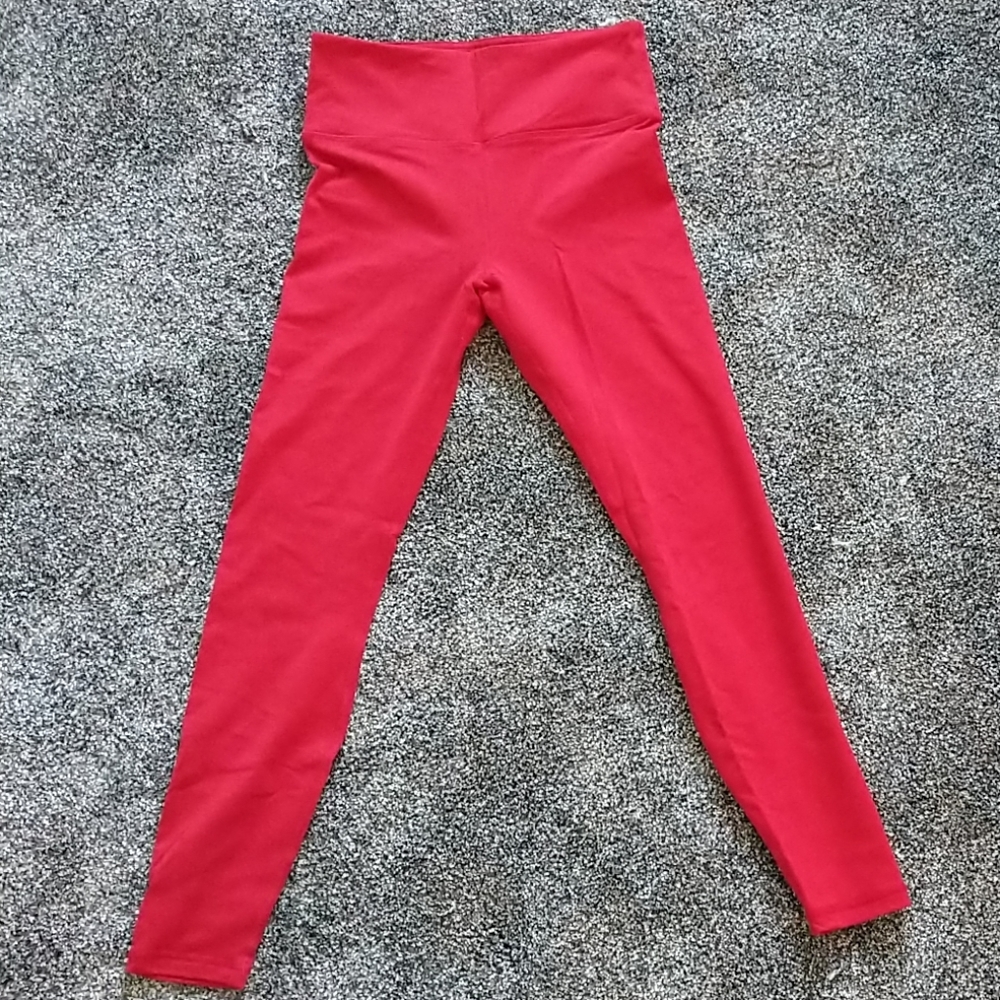 Red Savage Barbell Leggings